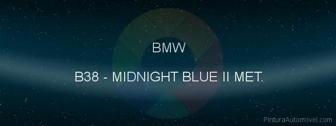 Pintura Bmw B38 Midnight Blue Ii Met.