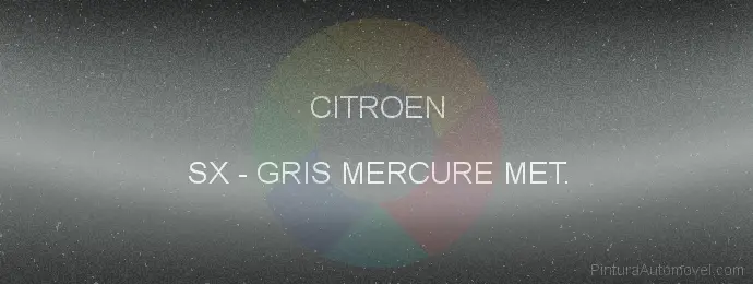 Pintura Citroen SX Gris Mercure Met.