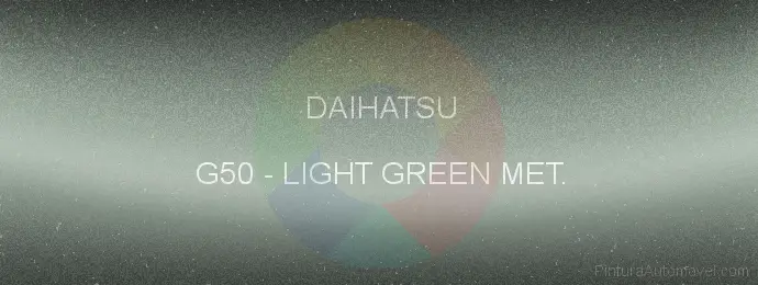 Pintura Daihatsu G50 Light Green Met.