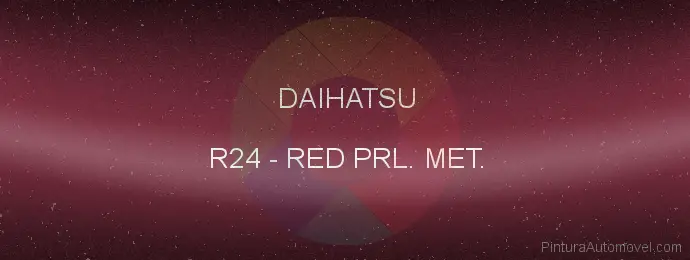 Pintura Daihatsu R24 Red Prl. Met.