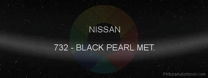 Pintura Nissan 732 Black Pearl Met.