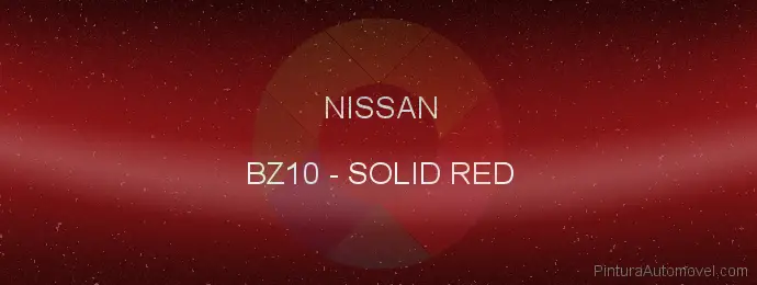 Pintura Nissan BZ10 Solid Red