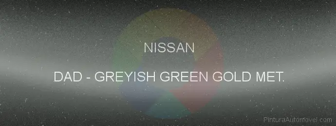 Pintura Nissan DAD Greyish Green Gold Met.