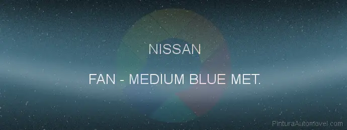 Pintura Nissan FAN Medium Blue Met.