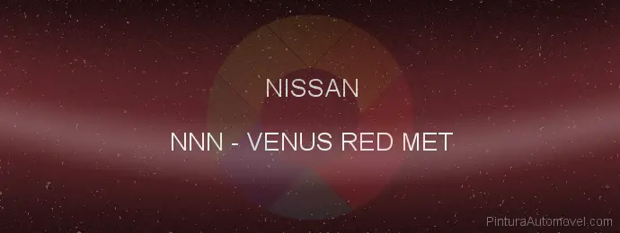 Pintura Nissan NNN Venus Red Met