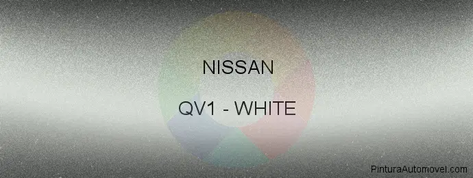 Pintura Nissan QV1 White