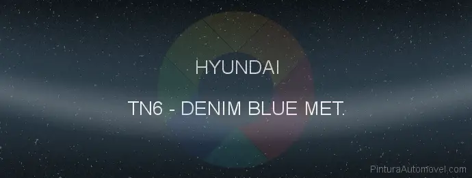 Pintura Hyundai TN6 Denim Blue Met.