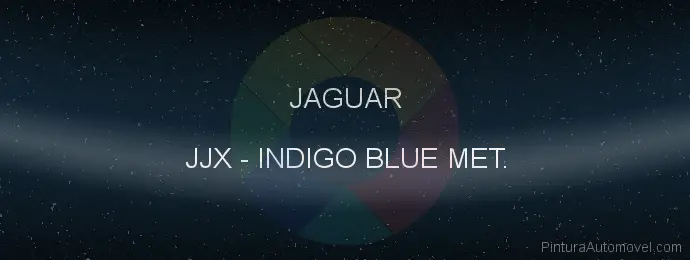 Pintura Jaguar JJX Indigo Blue Met.