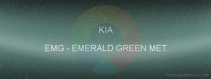 Pintura Kia EMG Emerald Green Met.