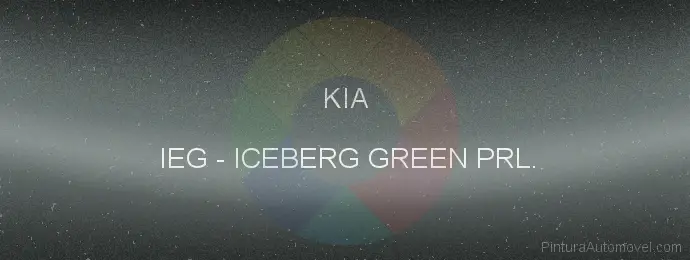 Pintura Kia IEG Iceberg Green Prl.