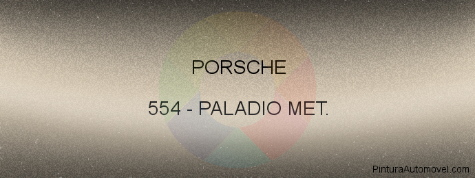 Pintura Porsche 554 Paladio Met.