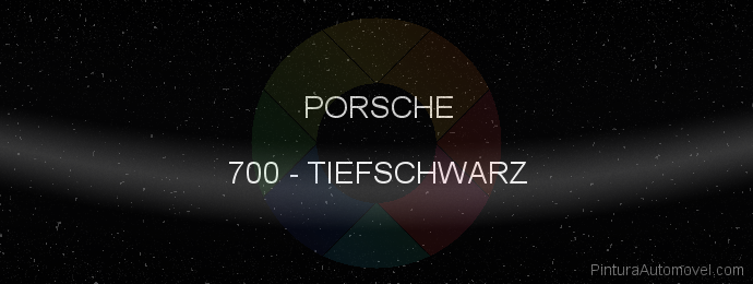 Pintura Porsche 700 Tiefschwarz