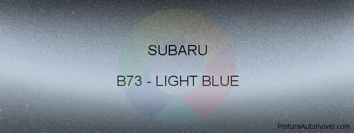 Pintura Subaru B73 Light Blue