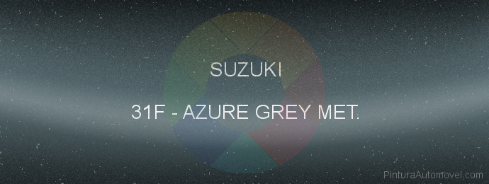 Pintura Suzuki 31F Azure Grey Met.