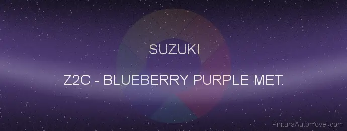 Pintura Suzuki Z2C Blueberry Purple Met.