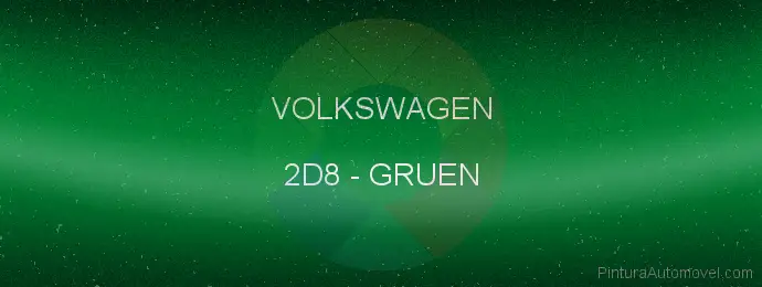 Pintura Volkswagen 2D8 Gruen