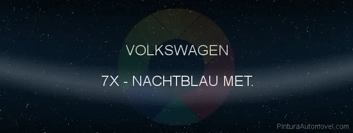 Pintura Volkswagen 7X Nachtblau Met.