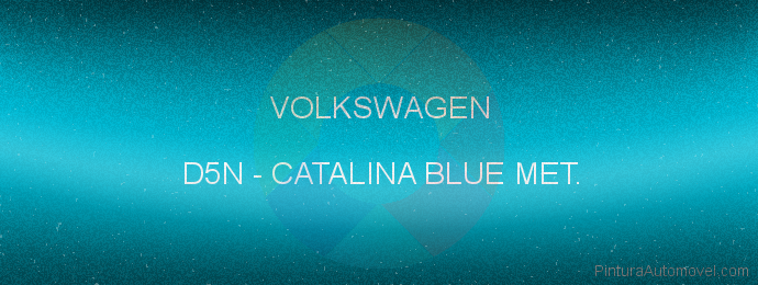 Pintura Volkswagen D5N Catalina Blue Met.