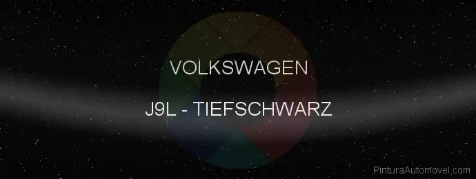 Pintura Volkswagen J9L Tiefschwarz