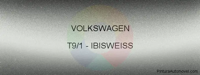 Pintura Volkswagen T9/1 Ibisweiss