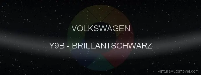 Pintura Volkswagen Y9B Brillantschwarz