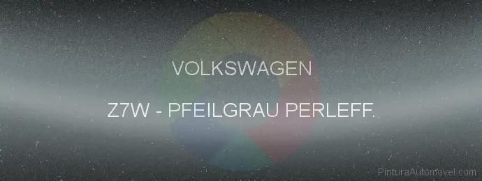 Pintura Volkswagen Z7W Pfeilgrau Perleff.