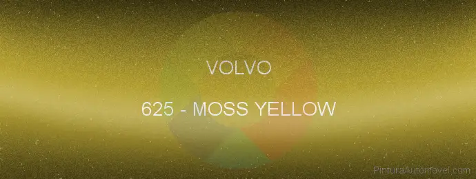 Pintura Volvo 625 Moss Yellow